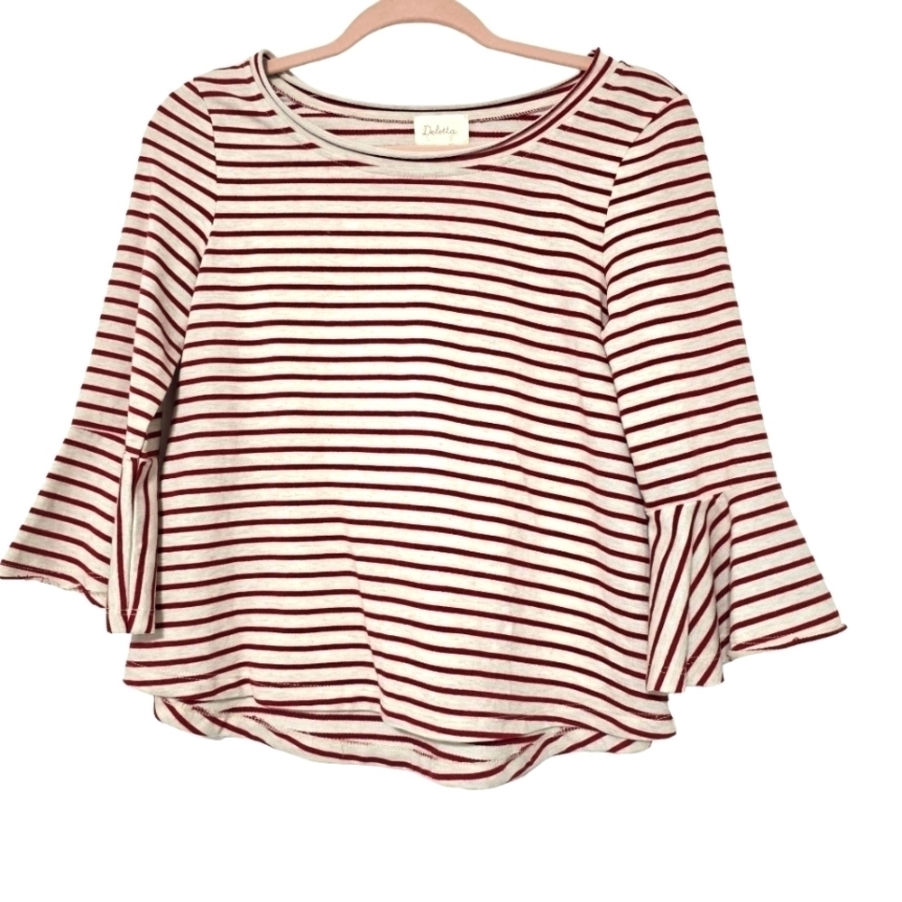 Anthropologie Deletta Bell Sleeve‎ Blouse